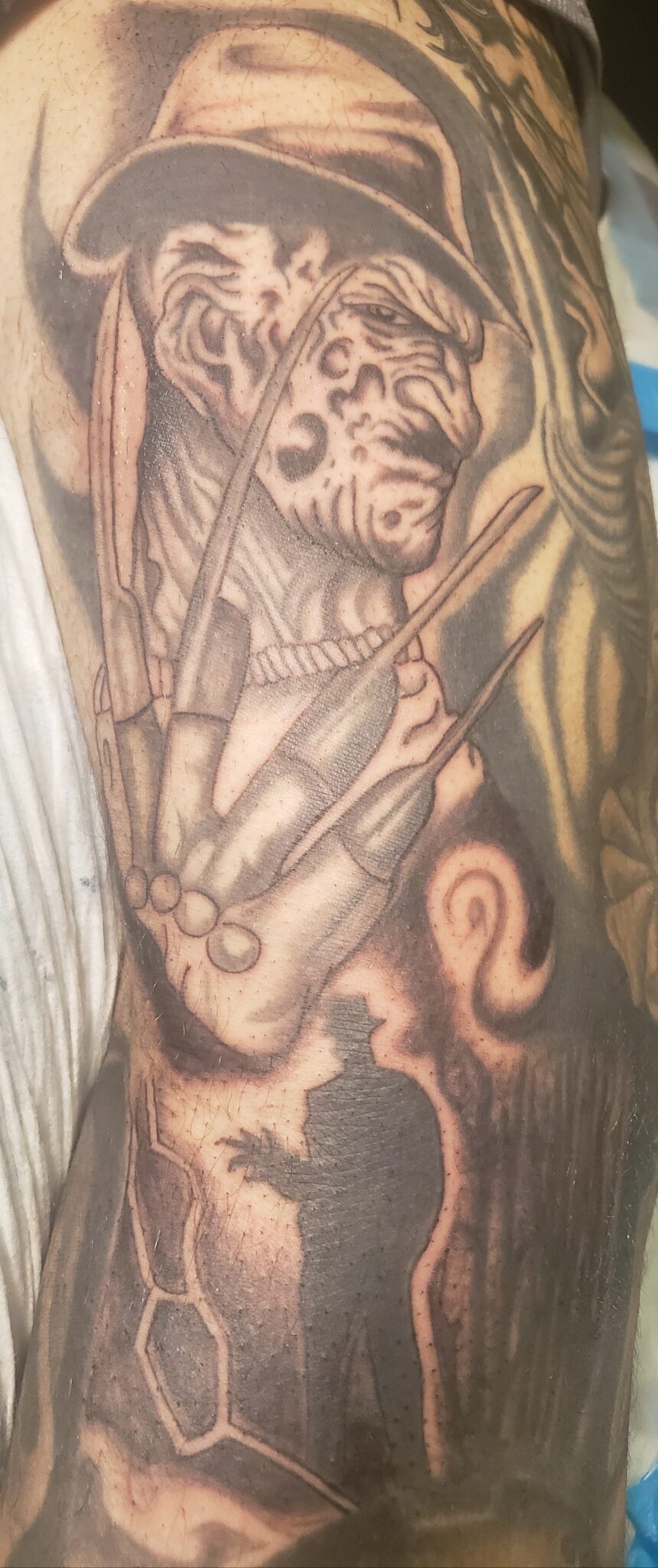 Jason Voorhees Freddy Krueger tattoo nightmare on Elm Street Friday the  13th horror sleeve traditional style ta  Freddy krueger tattoo Tattoo  nightmares Tattoos
